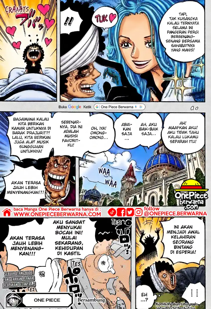 One Piece berwarna 1184 1185 1186 bahasa indonesia